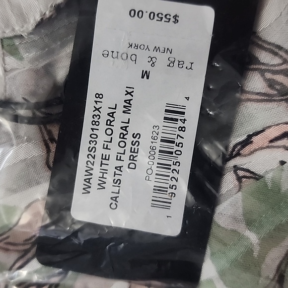 Calista Floral Long Sleeve Dress Size Medium NWT Rag & Bone - Picture 6 of 9